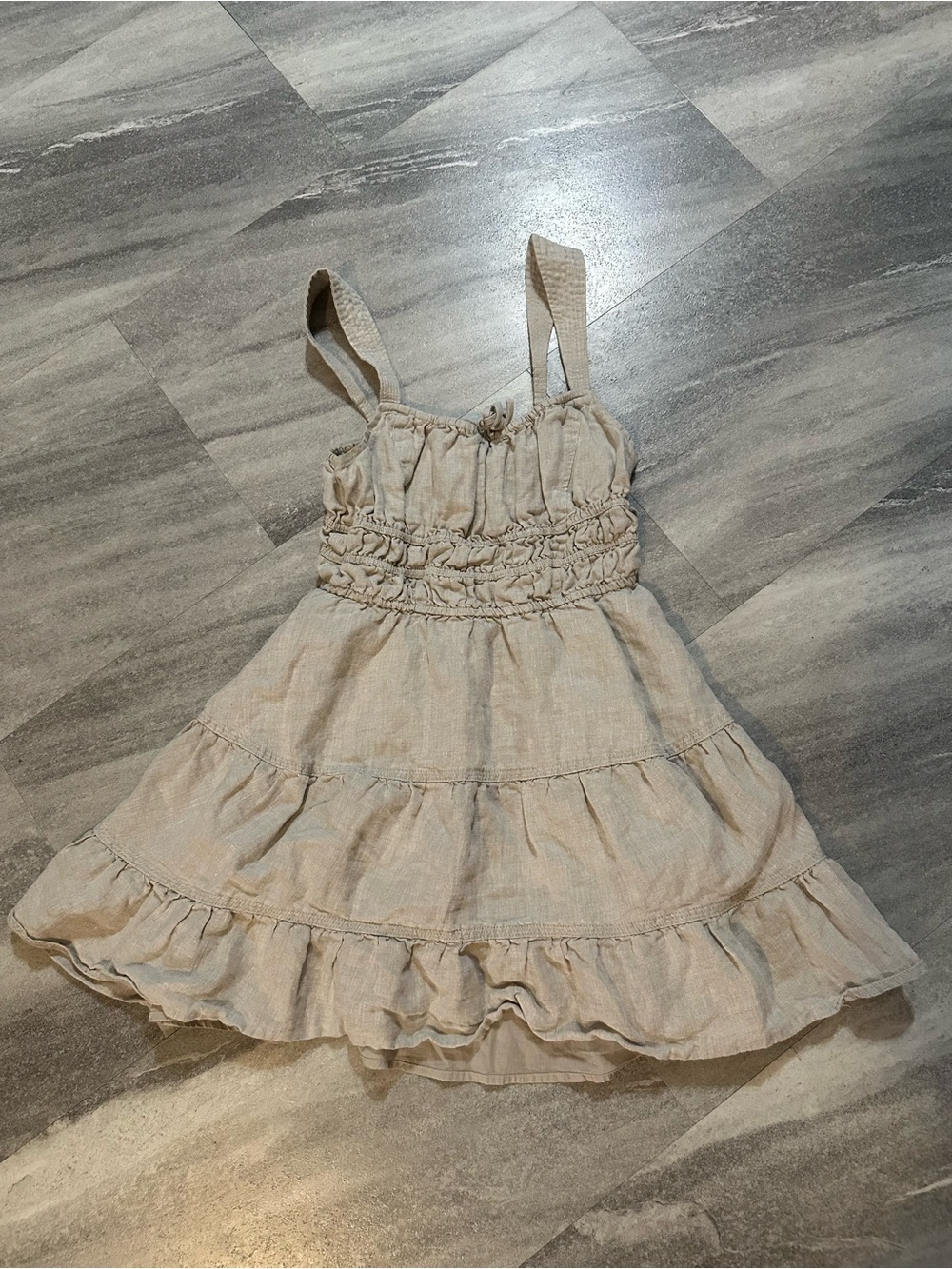 Aritzia Sunday Best Martine Linen Dress S